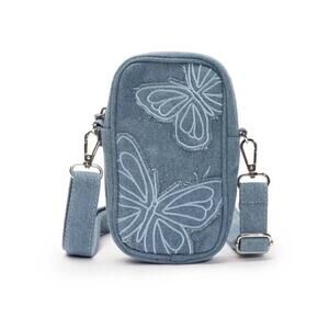 Skinny Dip Denim Danni Mini Phone Crossbody NWT